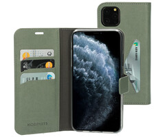 Mobiparts Mobiparts Classic Wallet Case voor iPhone 11 Pro Max - Stone Green