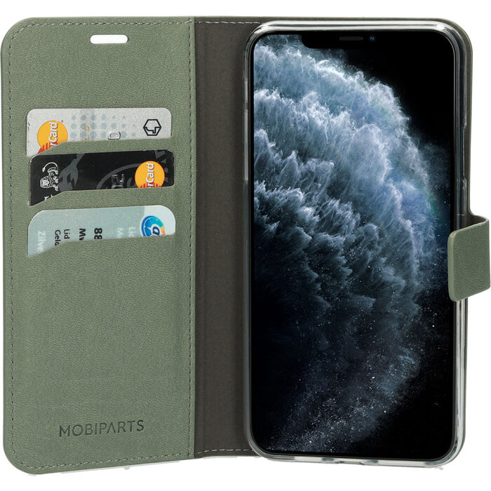 Mobiparts Mobiparts Classic Wallet Case voor iPhone 11 Pro Max - Stone Green