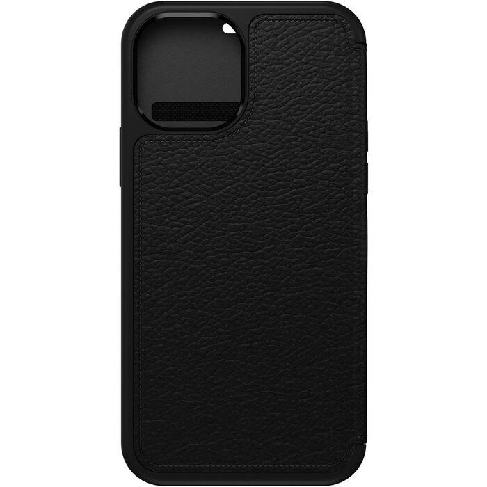 Otterbox OtterBox Strada Lederen Book Case voor Apple iPhone 12 / 12 Pro - Zwart