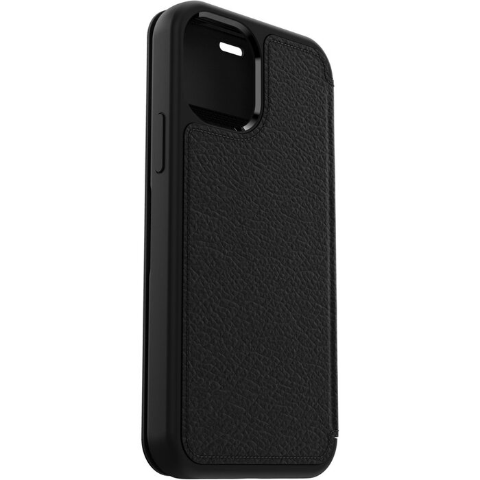 Otterbox OtterBox Strada Lederen Book Case voor Apple iPhone 12 / 12 Pro - Zwart