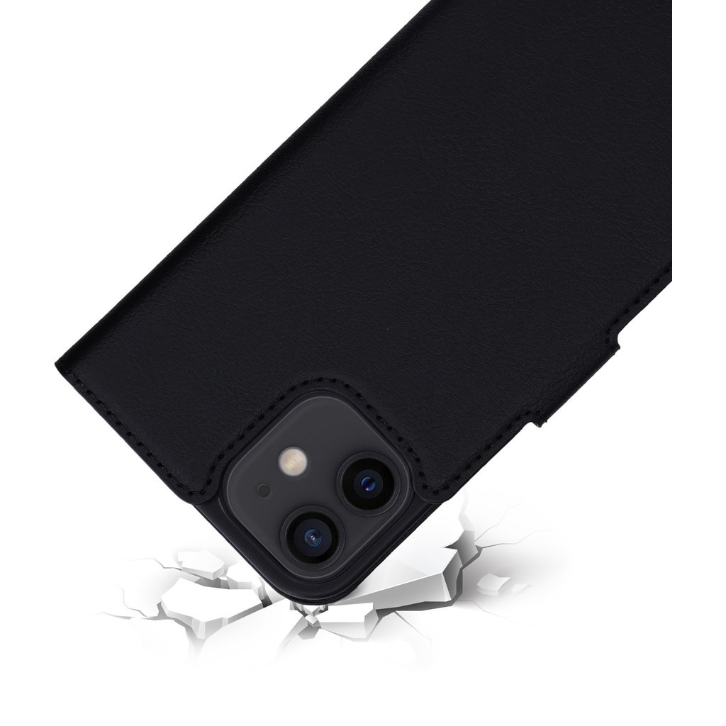 Mobiparts Mobiparts Classic Wallet Case voor iPhone 12 / 12 Pro - Zwart