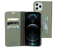 Mobiparts Mobiparts Classic Wallet Case voor Apple iPhone 12 Pro Max - Stone Green