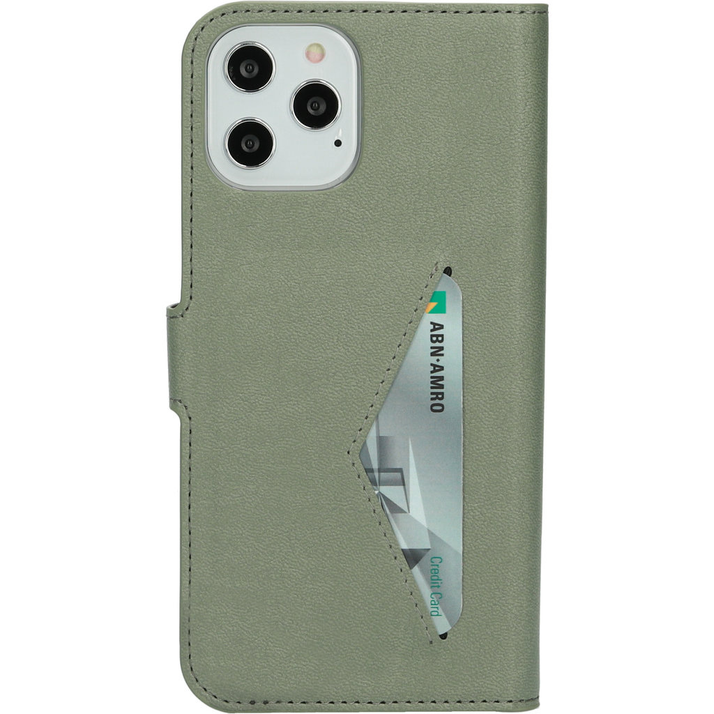 Mobiparts Mobiparts Classic Wallet Case voor iPhone 12 Pro Max - Stone Green