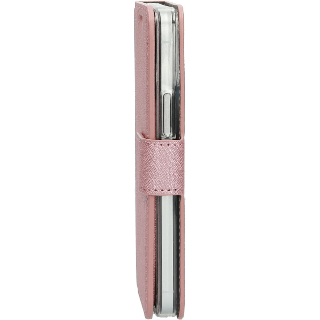 Mobiparts Mobiparts Saffiano Wallet Case voor Apple iPhone 12 Mini - Roze