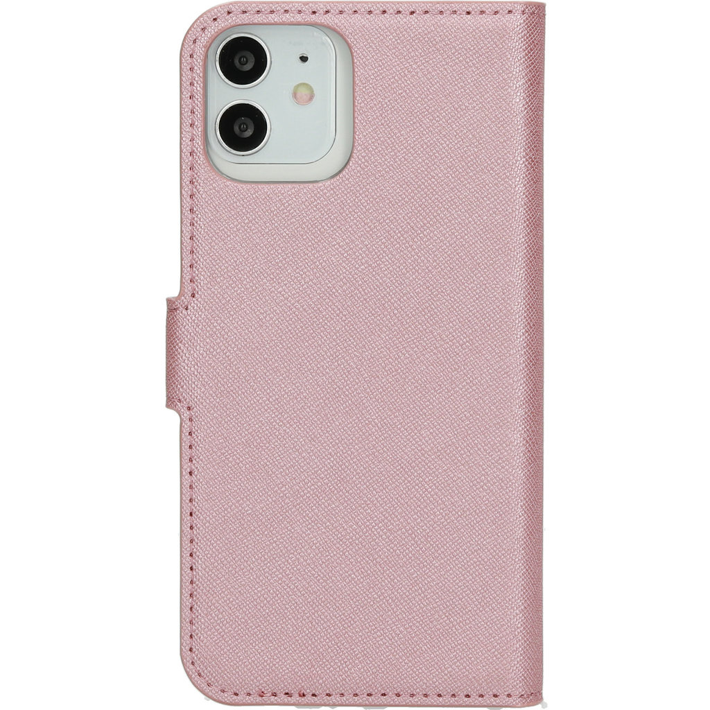 Mobiparts Mobiparts Saffiano Wallet Case voor iPhone 12 / 12 Pro - Roze