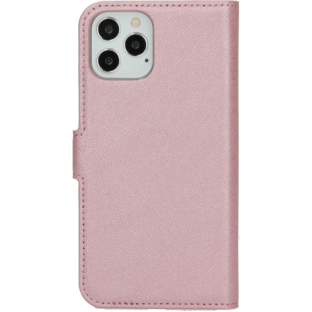 Mobiparts Mobiparts Saffiano Wallet Case voor iPhone 12 / 12 Pro - Roze