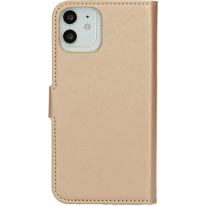 Mobiparts Mobiparts Saffiano Wallet Case voor iPhone 12 / 12 Pro - Koper