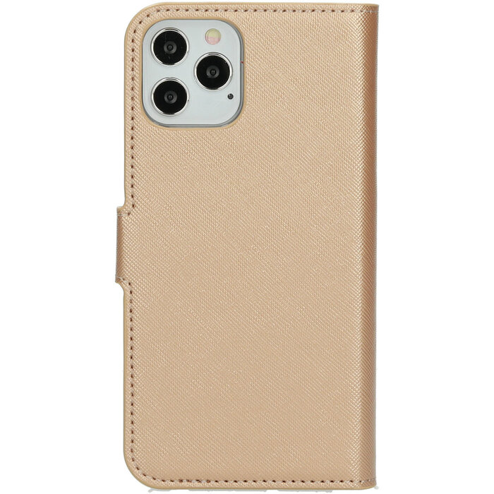 Mobiparts Mobiparts Saffiano Wallet Case voor iPhone 12 / 12 Pro - Koper
