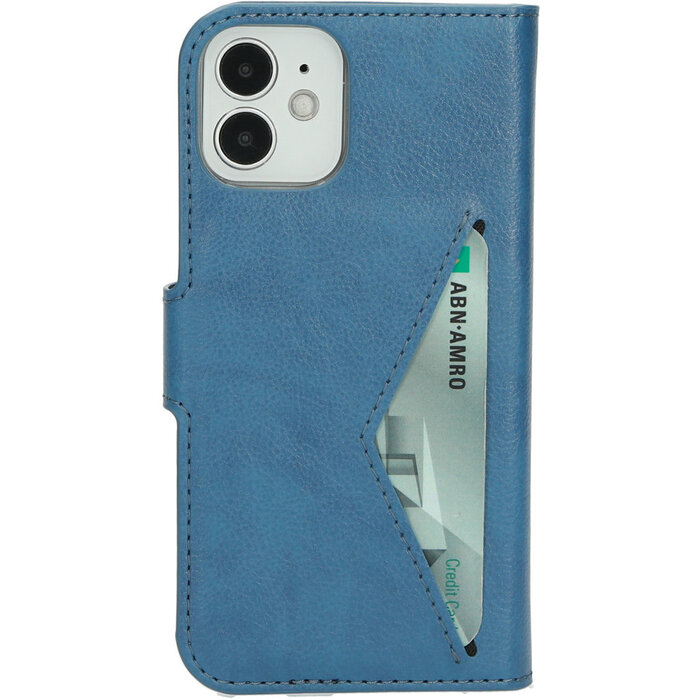 Mobiparts Mobiparts Classic Wallet Case voor Apple iPhone 12 Mini - Steel Blue