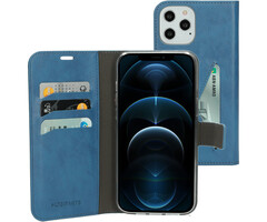 Mobiparts Mobiparts Classic Wallet Case voor iPhone 12 Pro Max - Staalblauw