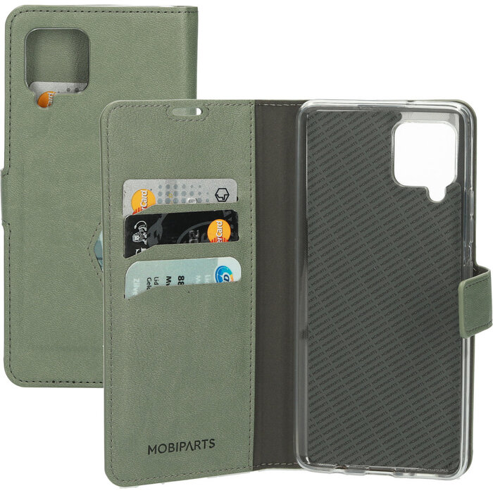 Mobiparts Mobiparts Classic Wallet Case Samsung Galaxy A42 (2020) Stone Green