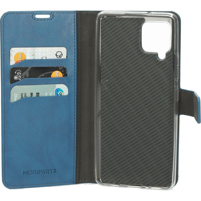 Mobiparts Mobiparts Classic Wallet Case voor Samsung Galaxy A42 - Staalblauw