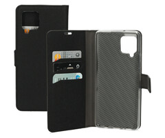 Mobiparts Mobiparts Saffiano Wallet Case voor Samsung Galaxy A42 - Zwart