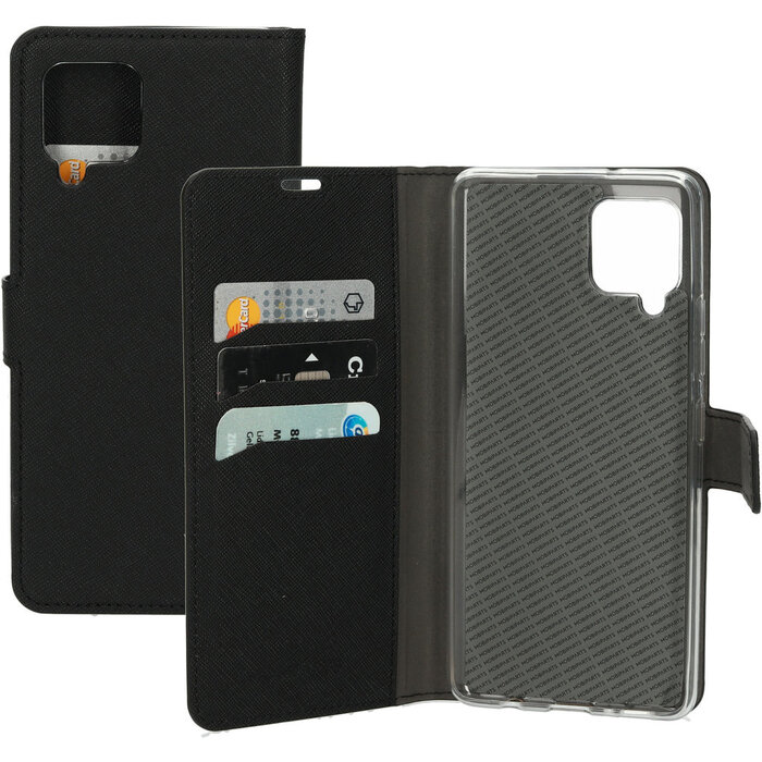 Mobiparts Mobiparts Saffiano Wallet Case voor Samsung Galaxy A42 - Zwart