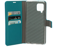 Mobiparts Mobiparts Saffiano Wallet Case Samsung Galaxy A42 (2020) Turquoise