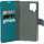 Mobiparts Saffiano Wallet Case voor Samsung Galaxy A42 - Turquoise