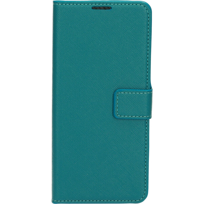 Mobiparts Mobiparts Saffiano Wallet Case voor Samsung Galaxy A42 - Turquoise