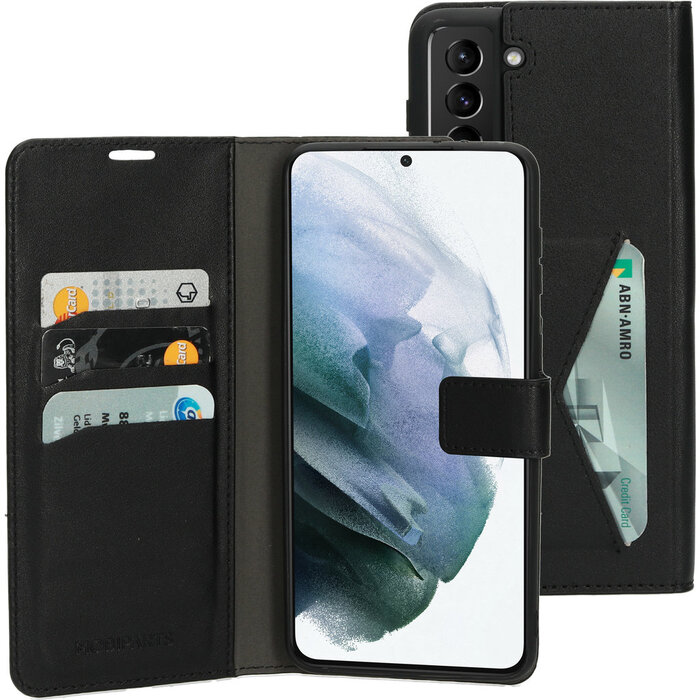 Mobiparts Mobiparts Classic Wallet Case voor Samsung Galaxy S21 Plus - Zwart