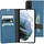 Mobiparts Classic Wallet Case voor Samsung Galaxy S21 Plus - Staalblauw