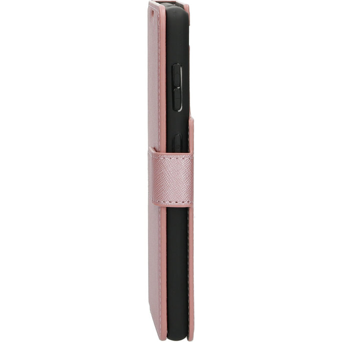 Mobiparts Mobiparts Saffiano Wallet Case voor Samsung Galaxy S21 - Roze