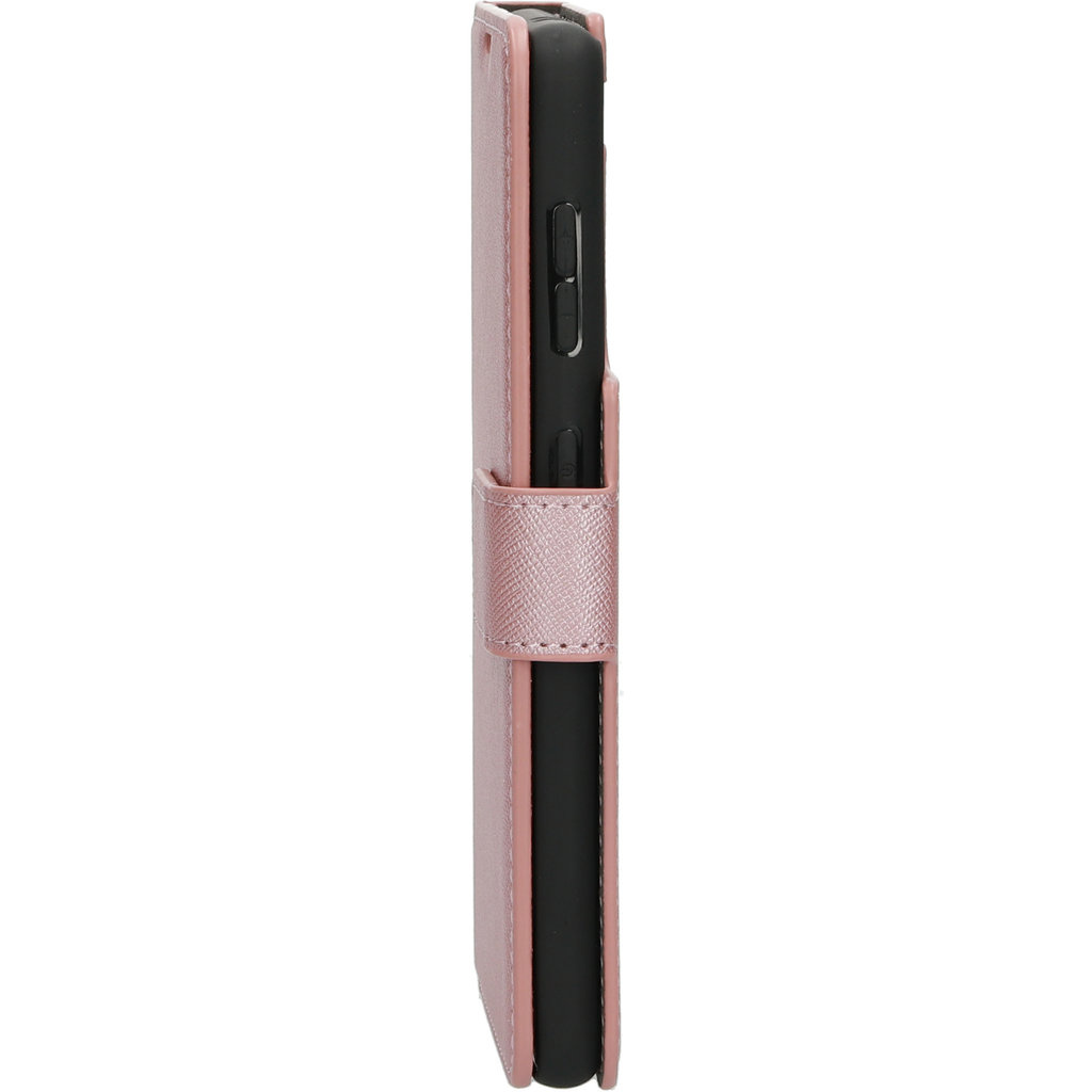 Mobiparts Mobiparts Saffiano Wallet Case voor Samsung Galaxy S21 - Roze