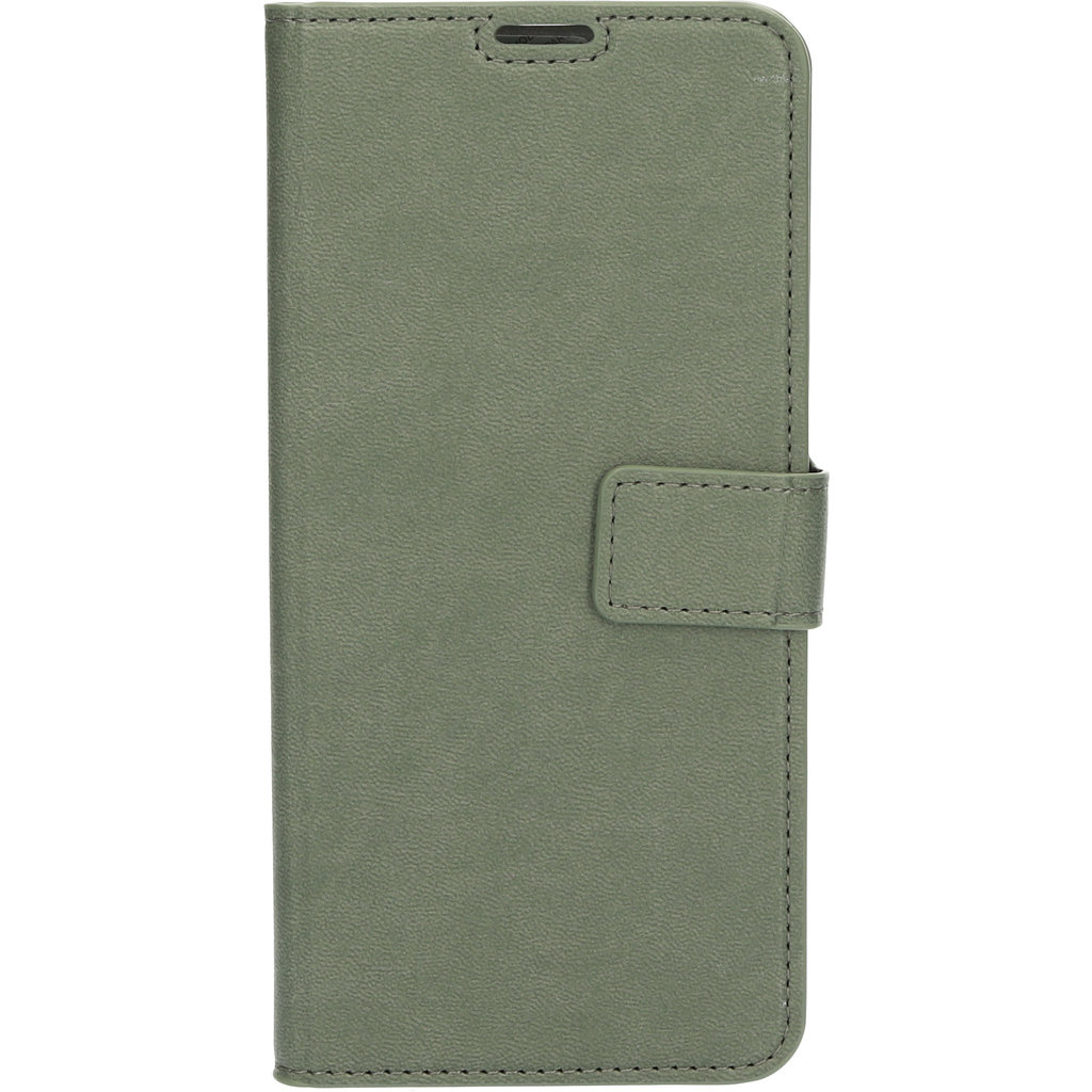Mobiparts Mobiparts Classic Wallet Case voor Samsung Galaxy A12 - Stone Green