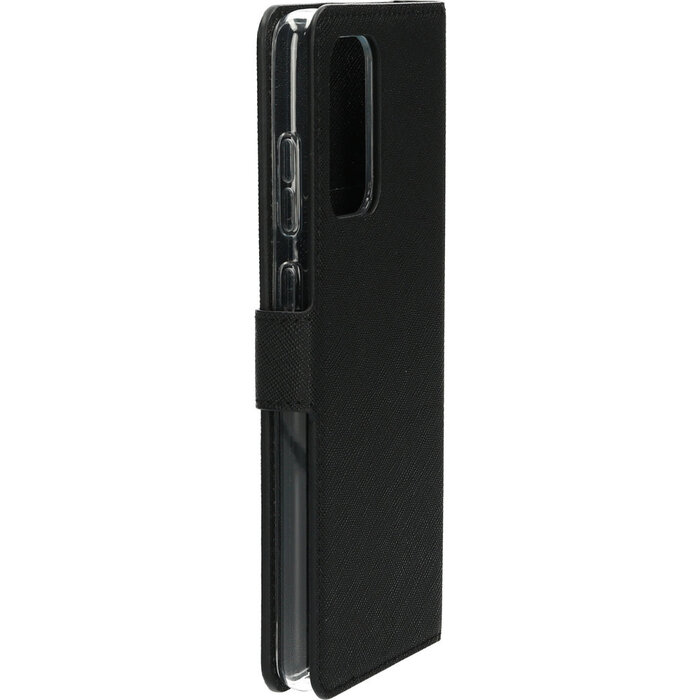 Mobiparts Mobiparts Saffiano Wallet Case voor Samsung Galaxy A72 (4G/5G) - Zwart