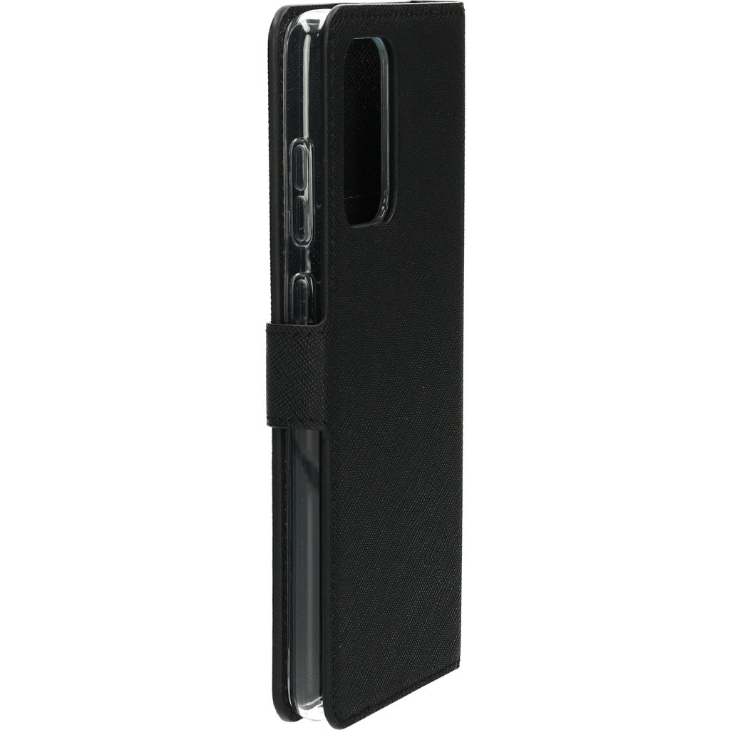 Mobiparts Mobiparts Saffiano Wallet Case voor Samsung Galaxy A72 (4G/5G) - Zwart