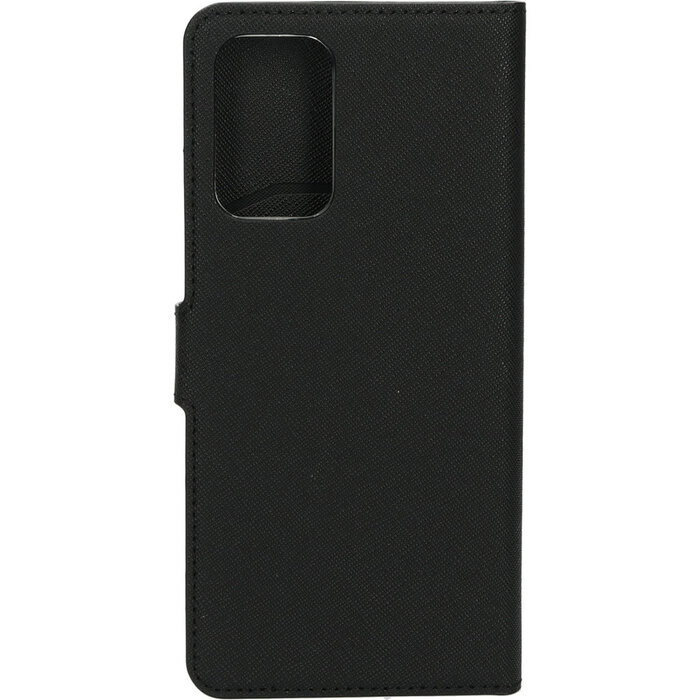 Mobiparts Mobiparts Saffiano Wallet Case voor Samsung Galaxy A72 (4G/5G) - Zwart