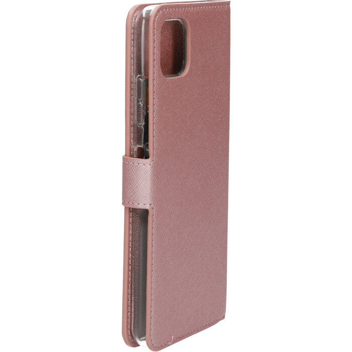 Mobiparts Mobiparts Saffiano Wallet Case Samsung Galaxy A22 5G (2021) Pink