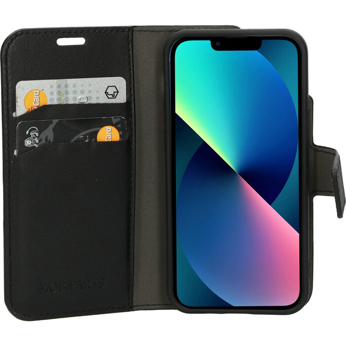 Mobiparts Mobiparts Classic Wallet Case voor iPhone 13 Mini / 12 Mini - Zwart