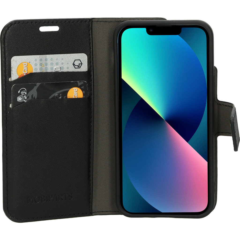 Mobiparts Mobiparts Classic Wallet Case voor iPhone 13 Mini / 12 Mini - Zwart