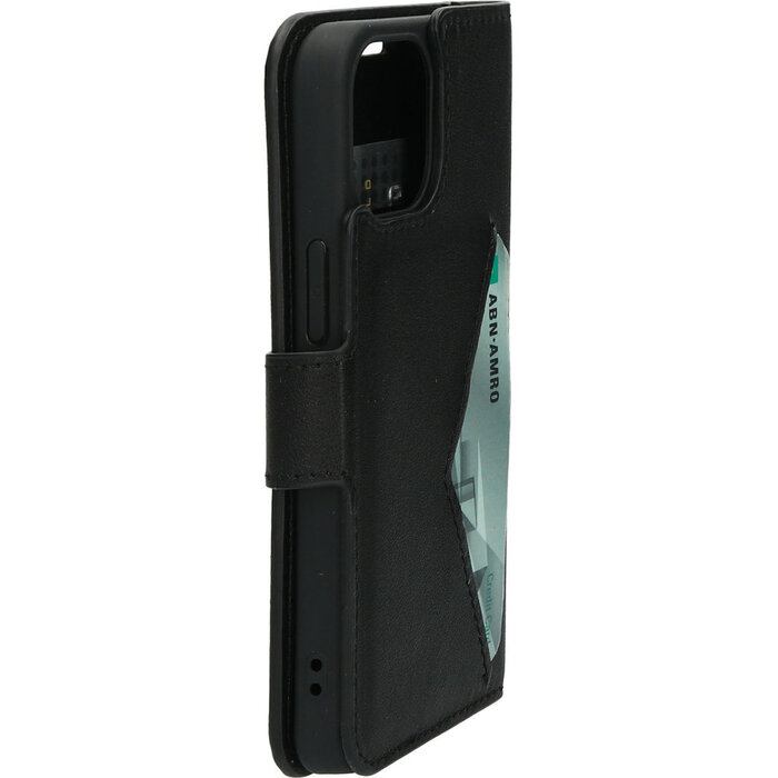 Mobiparts Mobiparts Classic Wallet Case voor iPhone 13 Mini / 12 Mini - Zwart