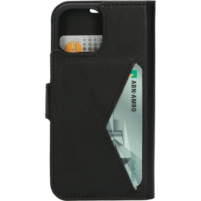 Mobiparts Mobiparts Classic Wallet Case voor iPhone 13 Mini / 12 Mini - Zwart