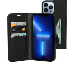 Mobiparts Mobiparts Classic Wallet Case voor Apple iPhone 13 Pro Max - Zwart