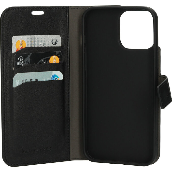Mobiparts Mobiparts Classic Wallet Case voor Apple iPhone 13 Pro Max - Zwart