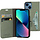 Mobiparts Classic Wallet Case voor iPhone 13 Mini - Stone Green