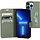 Mobiparts Classic Wallet Case voor Apple iPhone 13 Pro - Stone Green