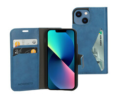 Mobiparts Mobiparts Classic Wallet Case voor iPhone 13 Mini - Steel Blue