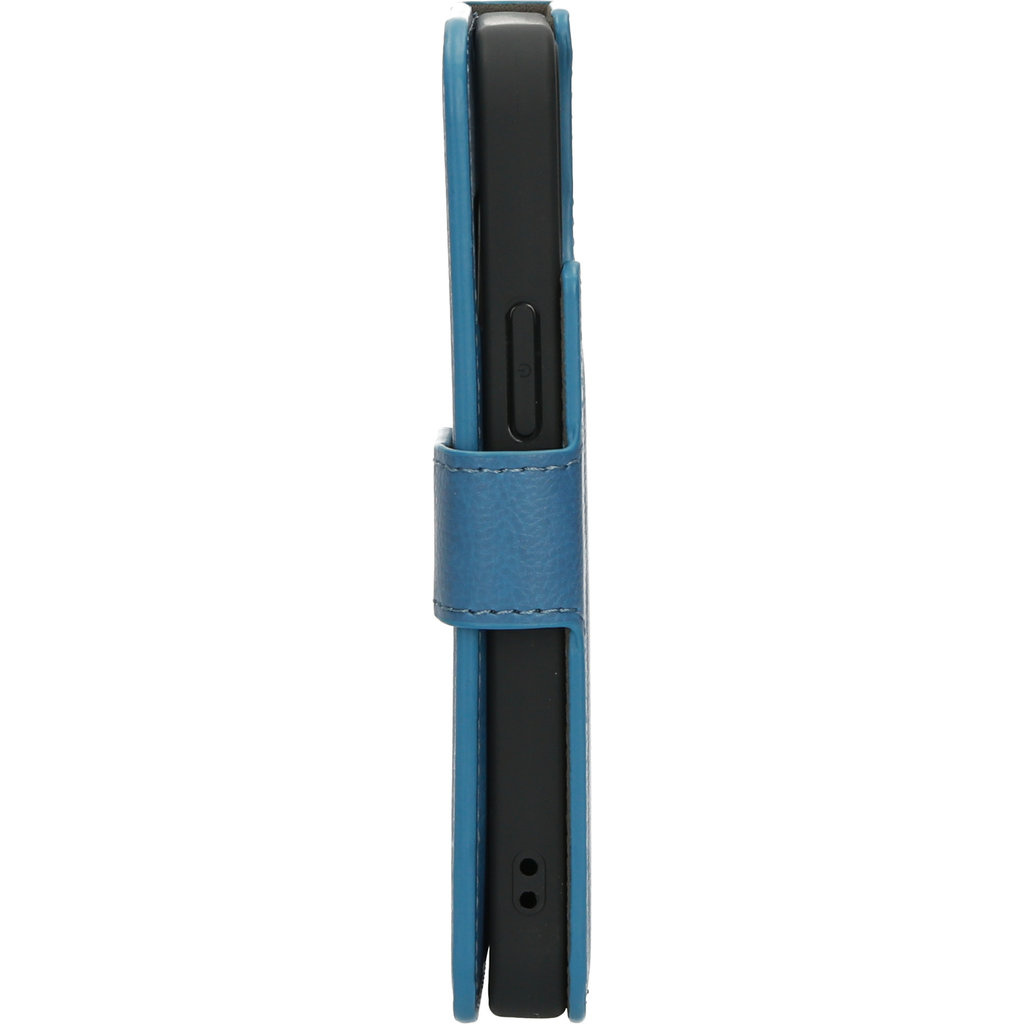 Mobiparts Mobiparts Classic Wallet Case voor iPhone 13 Mini - Steel Blue