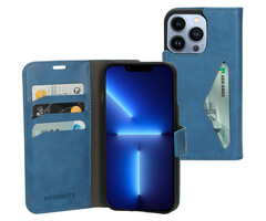 Mobiparts Mobiparts Classic Wallet Case voor Apple iPhone 13 Pro - Steel Blue