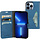 Mobiparts Classic Wallet Case voor Apple iPhone 13 Pro - Steel Blue