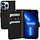 Mobiparts Saffiano Wallet Case voor iPhone 13 Pro - Zwart