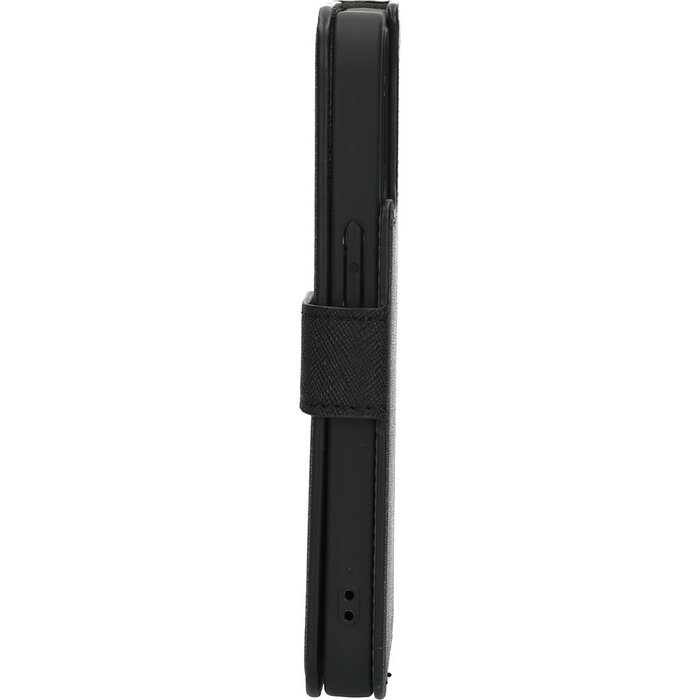 Mobiparts Mobiparts Saffiano Wallet Case voor iPhone 13 Pro - Zwart