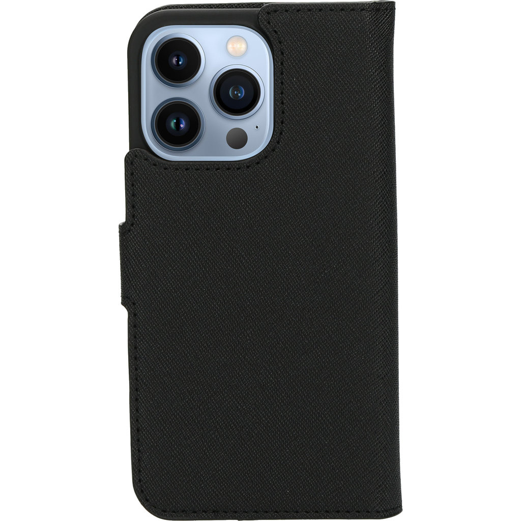 Mobiparts Mobiparts Saffiano Wallet Case voor iPhone 13 Pro - Zwart
