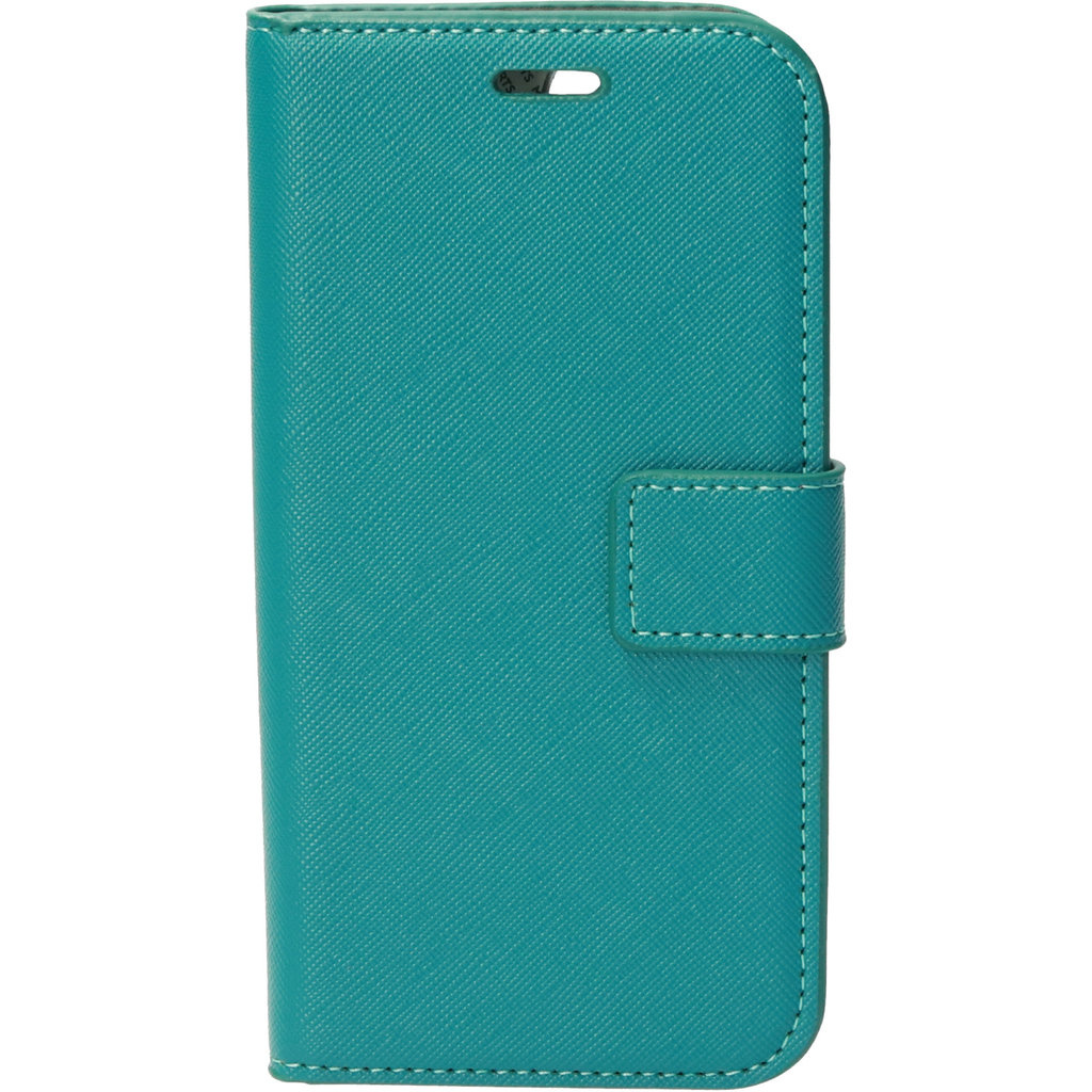 Mobiparts Mobiparts Saffiano Wallet Case voor Apple iPhone 13 - Turquoise
