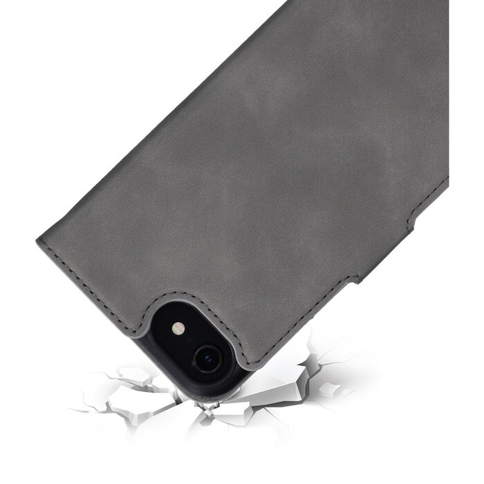 Mobiparts Mobiparts Classic Wallet Case Apple iPhone 7/8/SE (2020/2022) Granite Grey