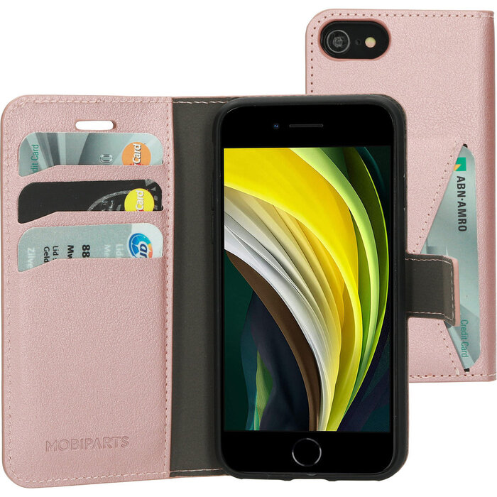 Mobiparts Mobiparts Classic Wallet Case voor iPhone 7/8/SE (2020/2022) - Roze