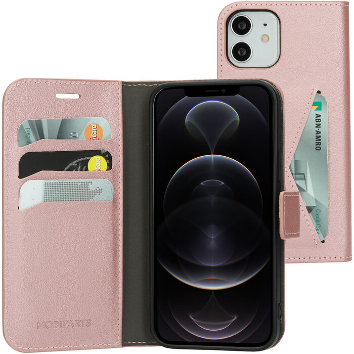 Mobiparts Mobiparts Classic Wallet Case voor iPhone 12 / 12 Pro - Roze