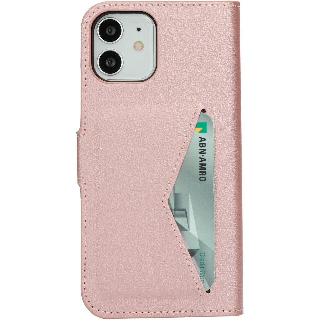 Mobiparts Mobiparts Classic Wallet Case voor iPhone 12 / 12 Pro - Roze